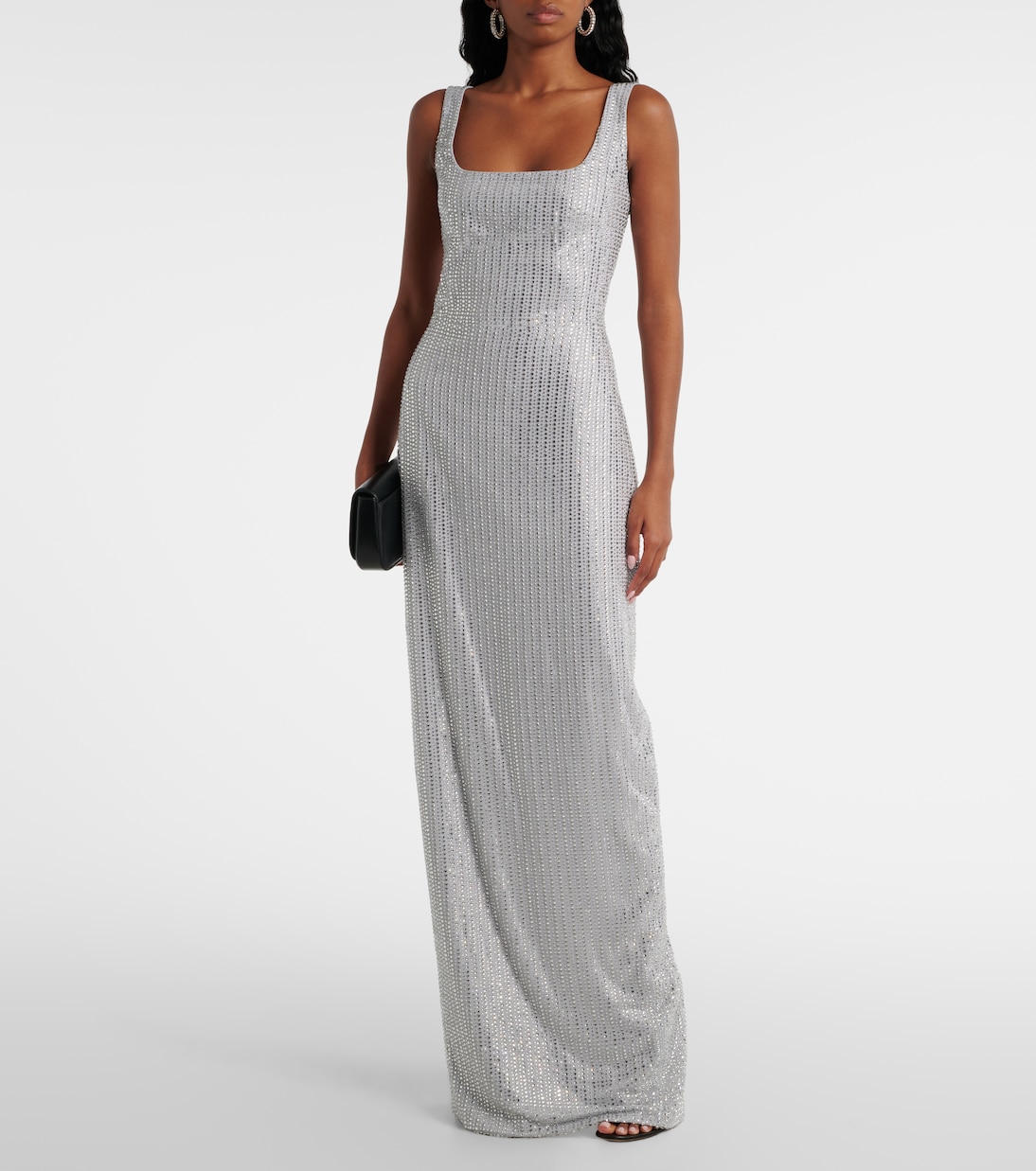 Crystal-embellished chiffon gown | Rasario