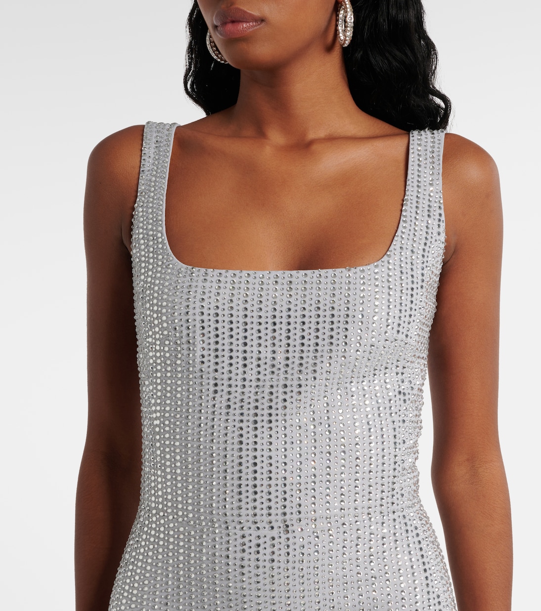 Crystal-embellished chiffon gown | Rasario