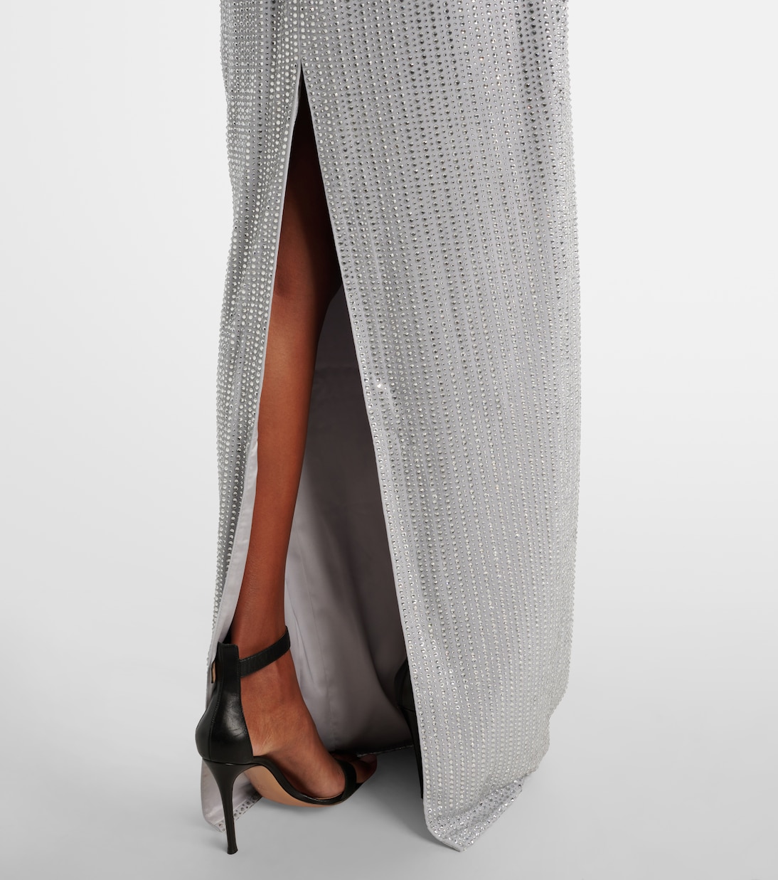 Crystal-embellished chiffon gown | Rasario