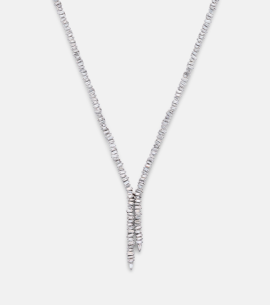 Collier en or blanc 18 ct et diamants | Suzanne Kalan