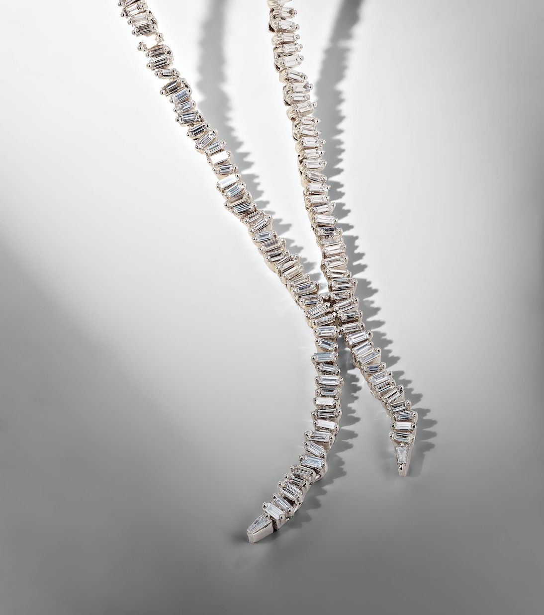 Collier en or blanc 18 ct et diamants | Suzanne Kalan