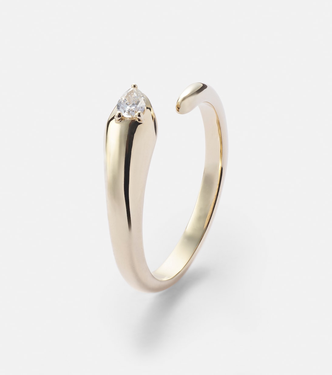 Bague Diana en or 14 ct et diamant | Stone and Strand