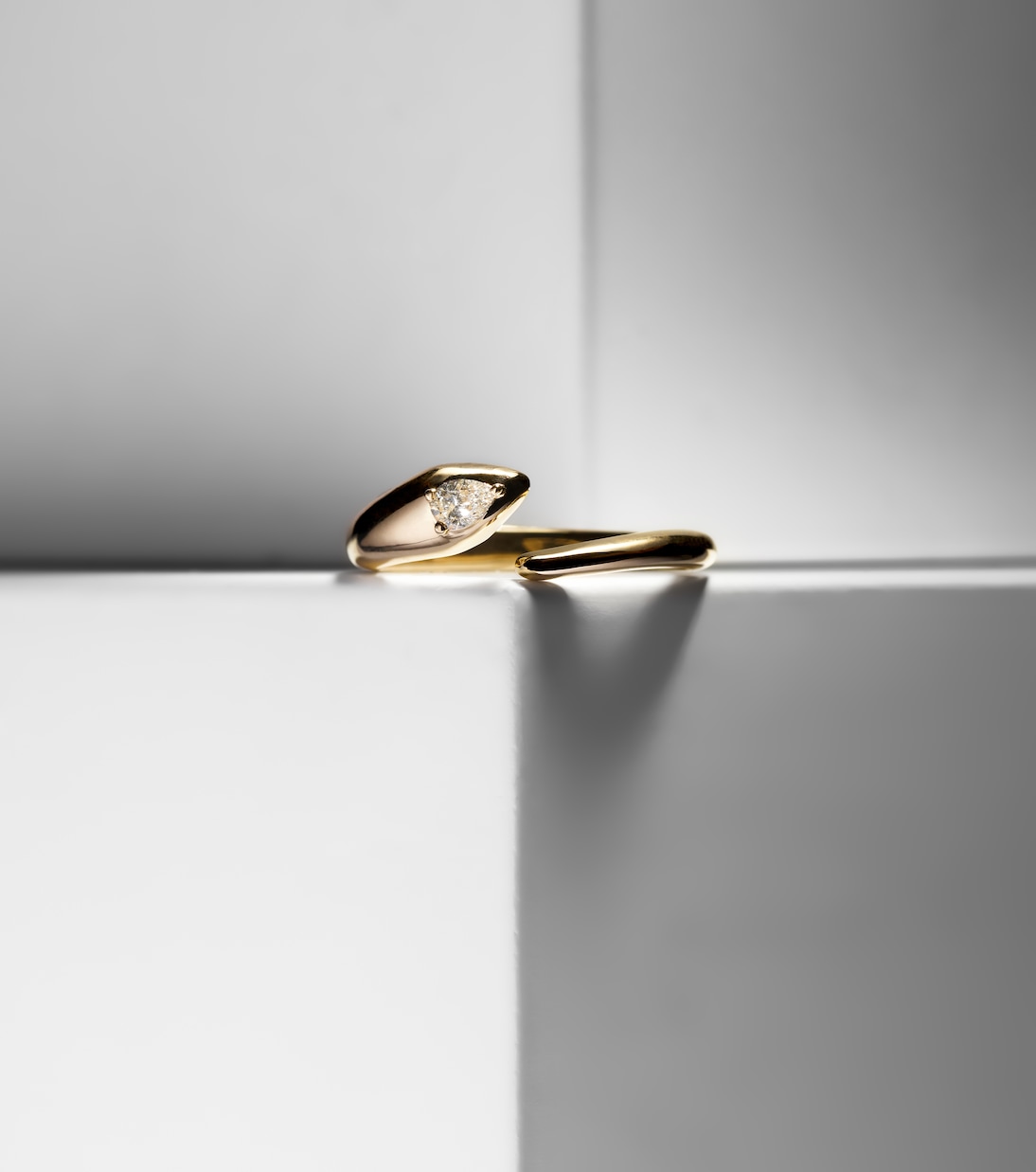 Bague Diana en or 14 ct et diamant | Stone and Strand