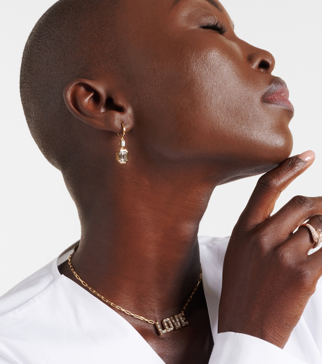 Boucles d'oreilles Illusion en or 18 ct et diamants | Shay Jewelry
