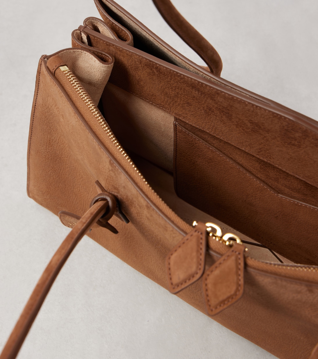 Borsa a spalla Le Teckel in suede | Alaïa