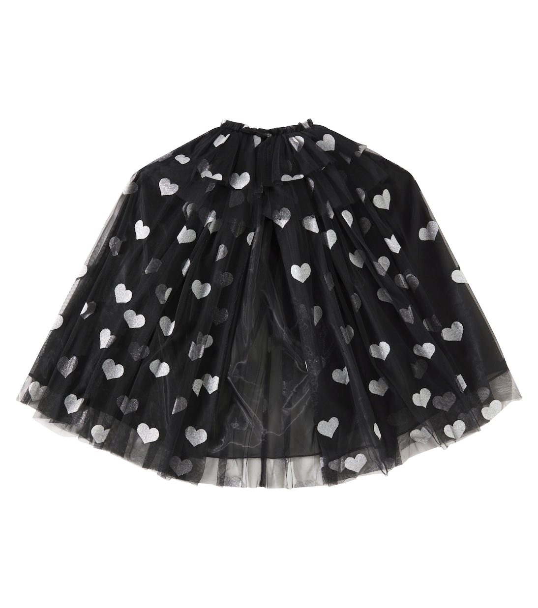Heart-printed tulle cape | Konges Sløjd