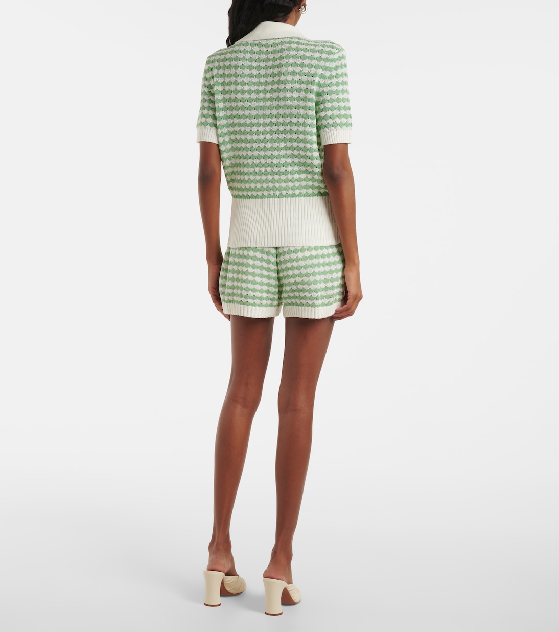 Polo Everley de punto de mezcla de algodón | Zimmermann