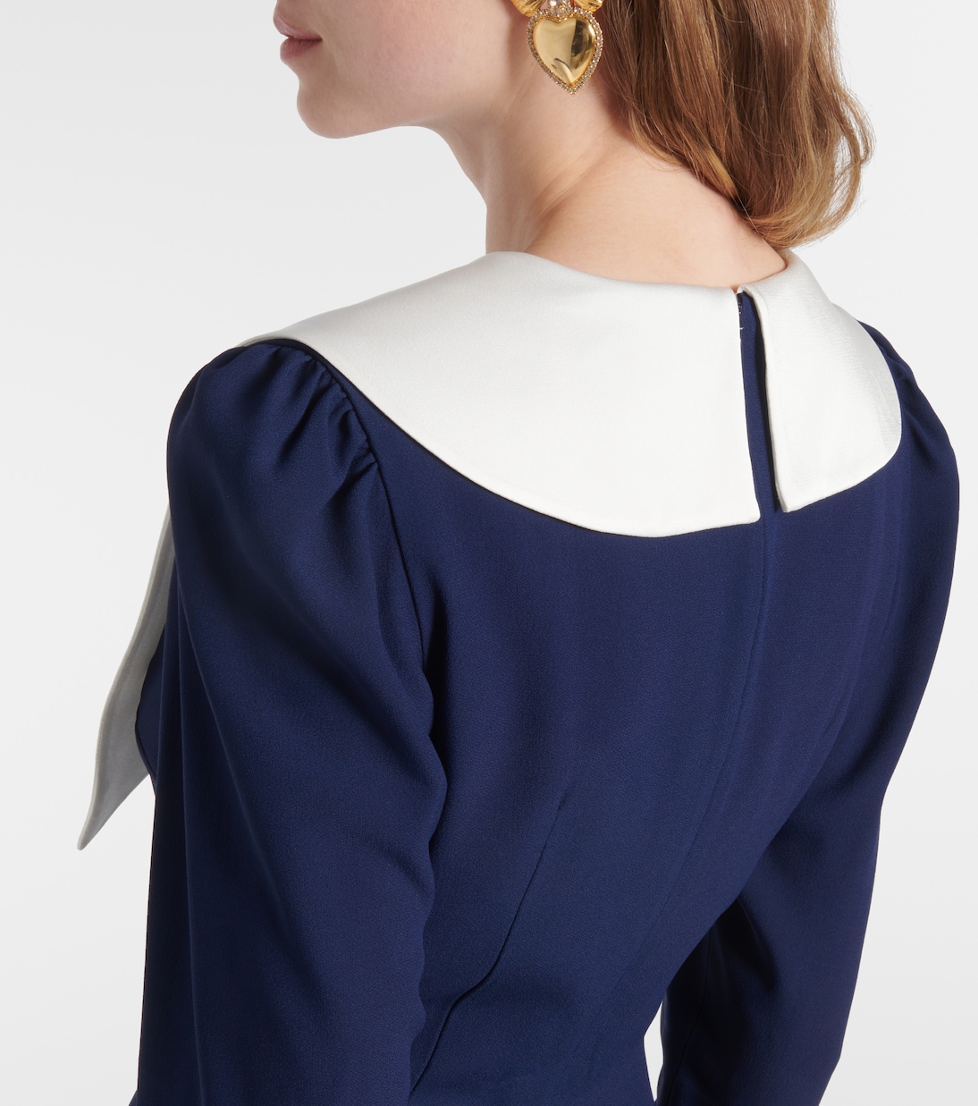 Abito midi Envers in raso | Alessandra Rich