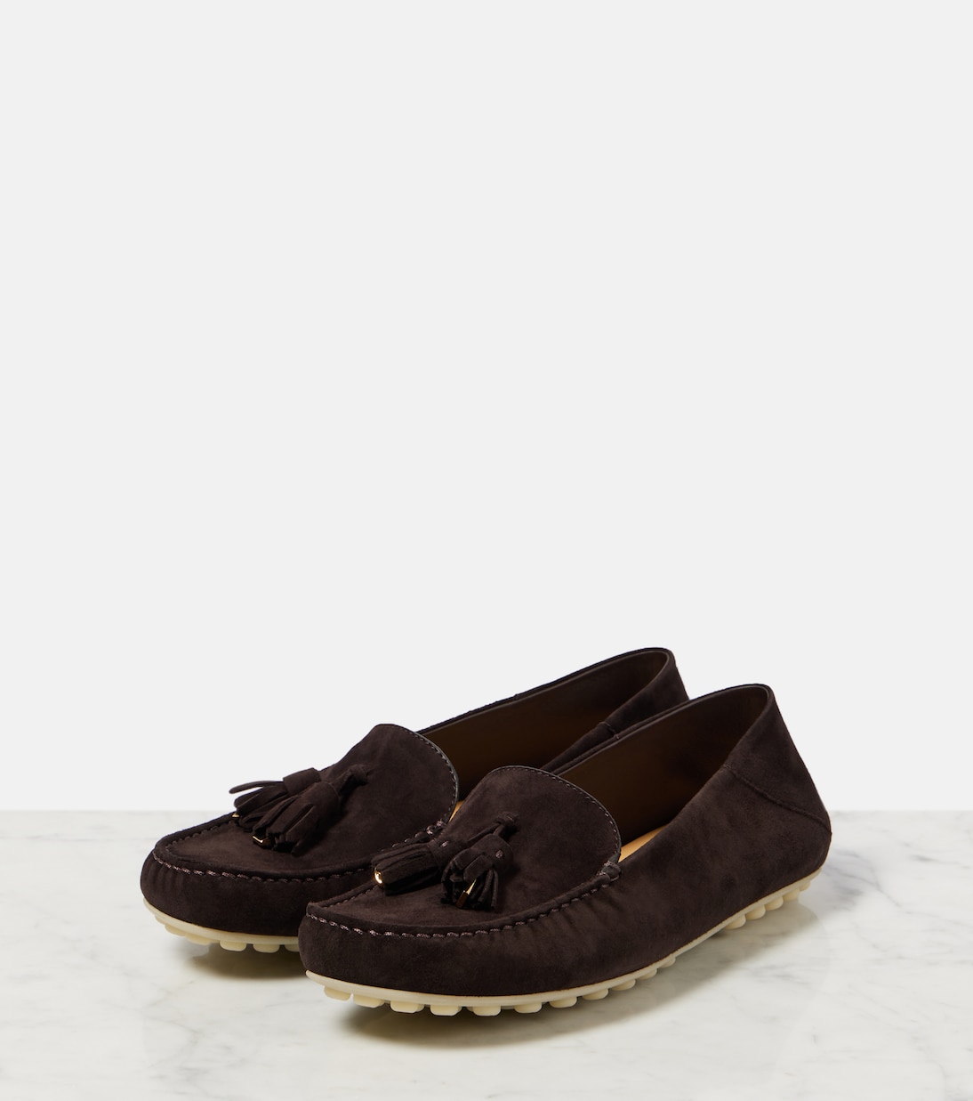 Mokassins Dot aus Veloursleder | Loro Piana