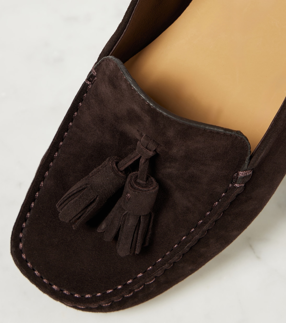 Mokassins Dot aus Veloursleder | Loro Piana