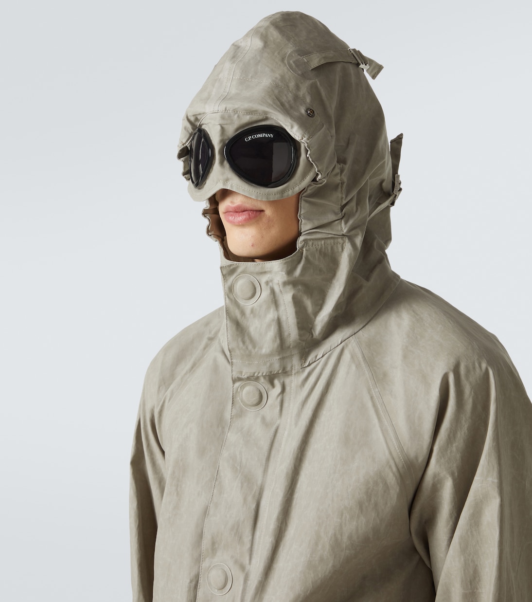 Jacke Goggle Lens aus Leinen | C.P. Company