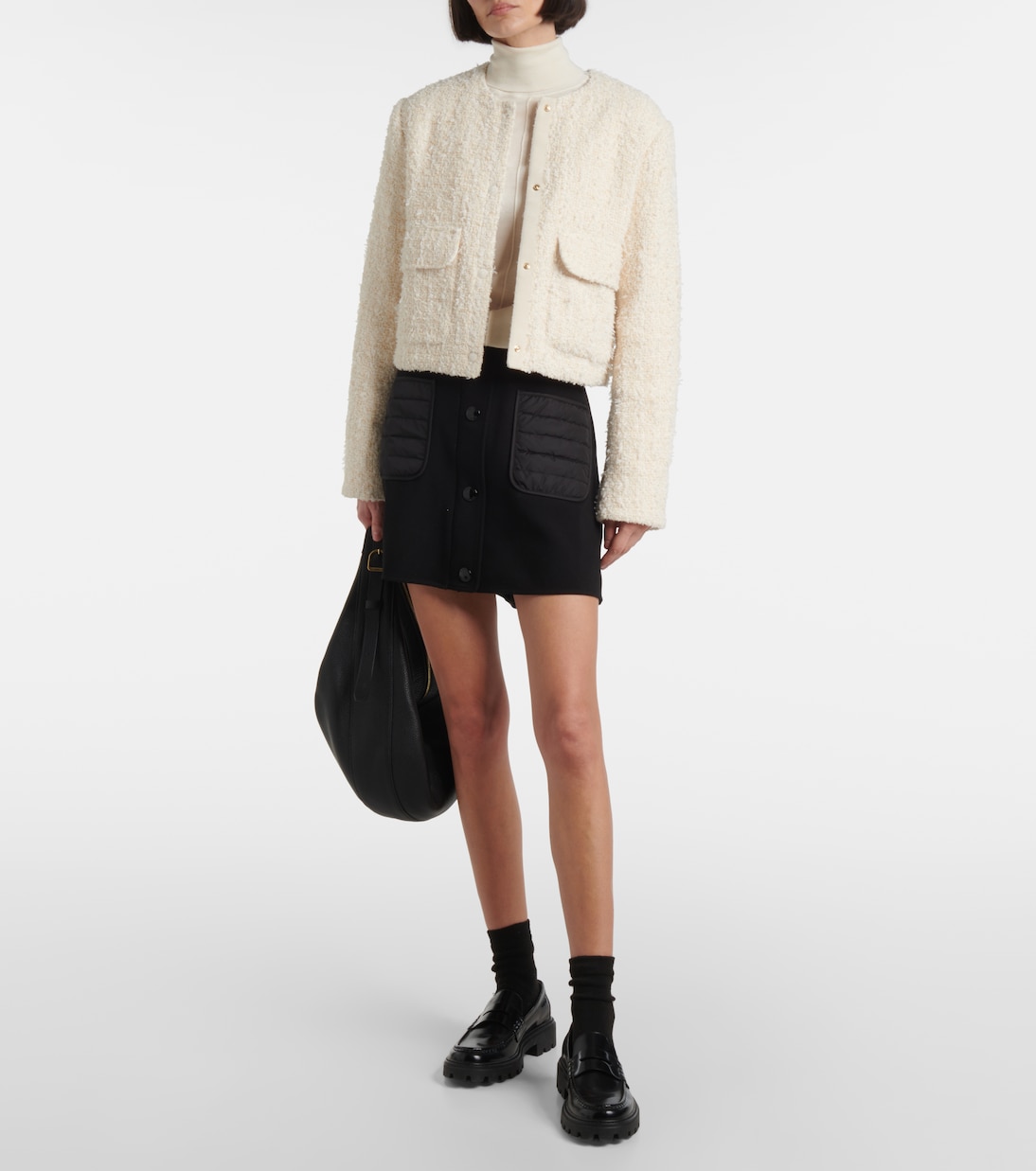 Piumino Dauphin in tweed di misto cotone | Moncler