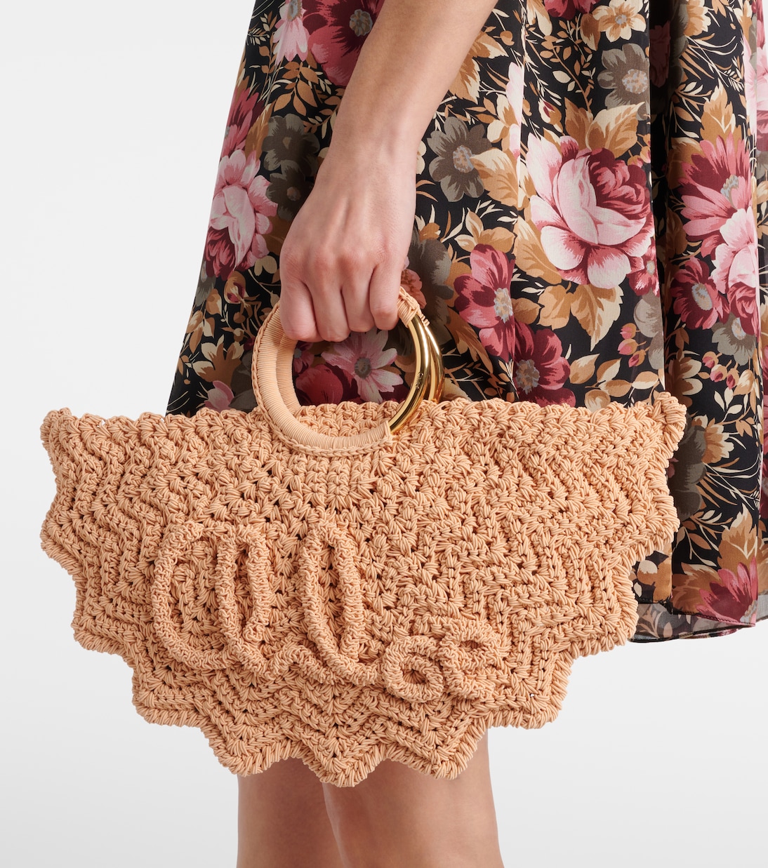 Sac Bracelet Paravent Small en crochet | Chloé