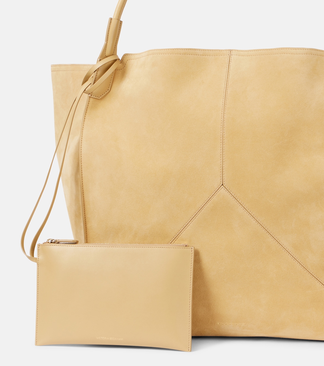 Cabas Victoria XL en daim | Victoria Beckham