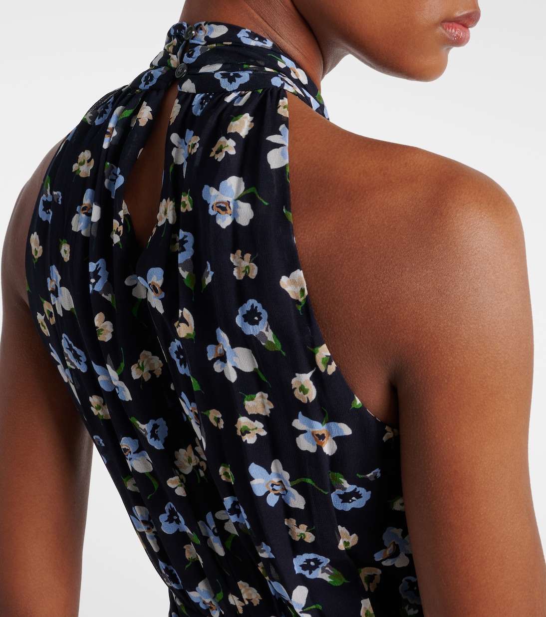 Abito midi Brock in seta | Veronica Beard