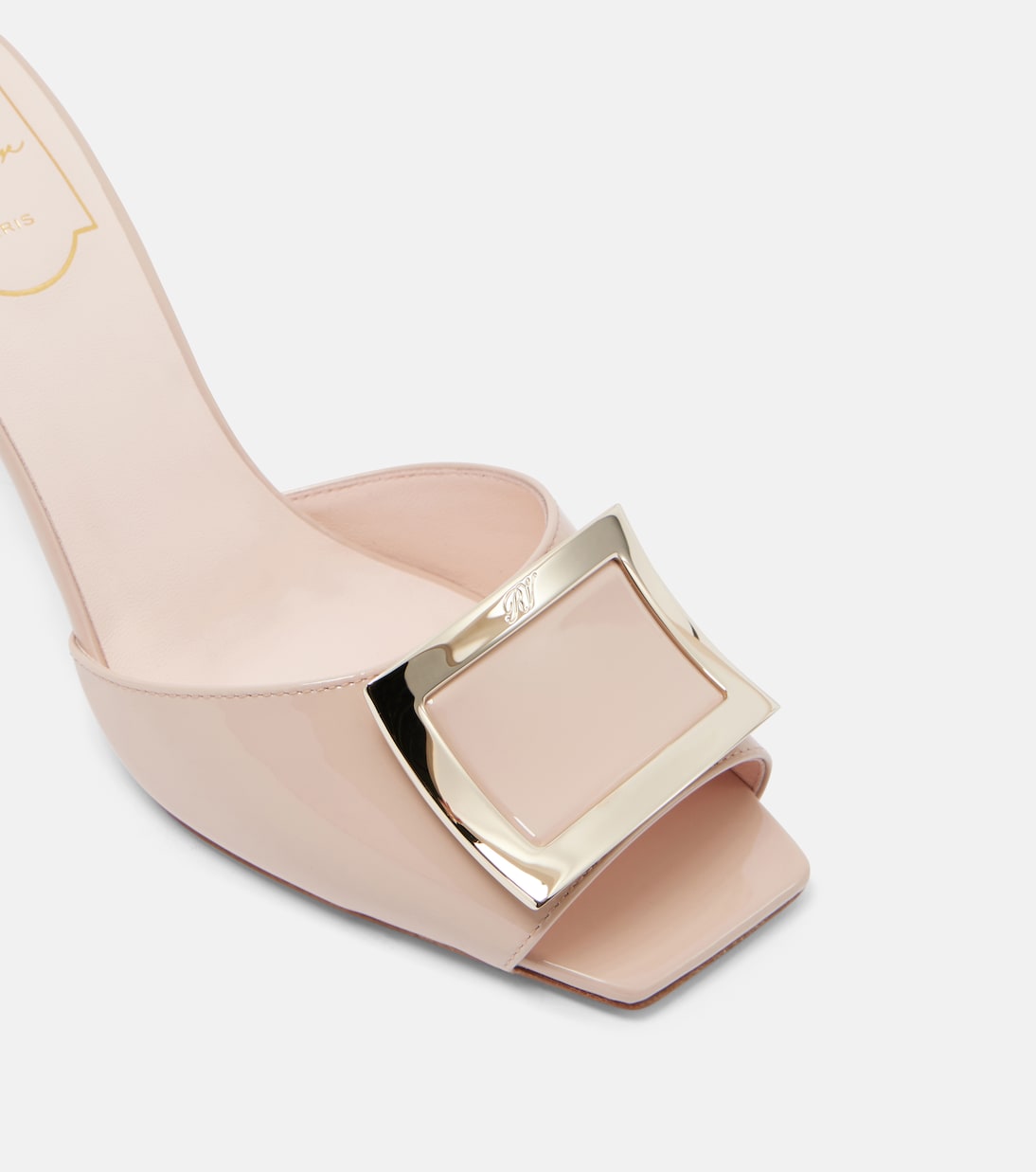 Mules Trompette 85 in vernice | Roger Vivier