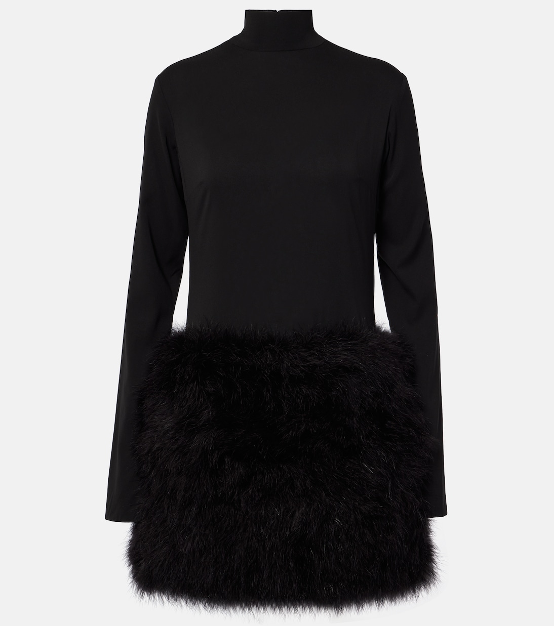 Minikleid Elly aus Seide mit Federn | The New Arrivals Ilkyaz Ozel