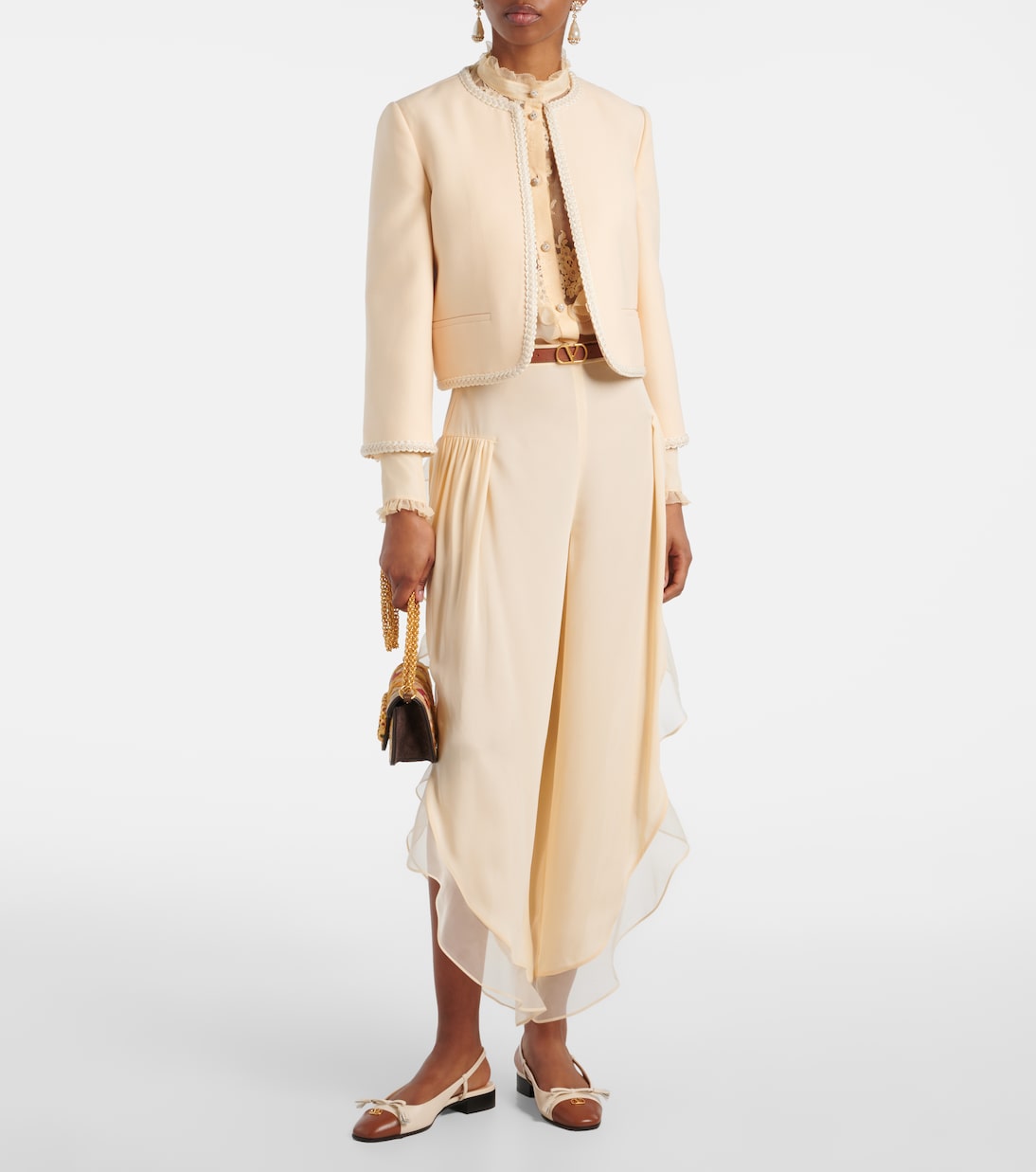 Blusa in chiffon di seta | Valentino