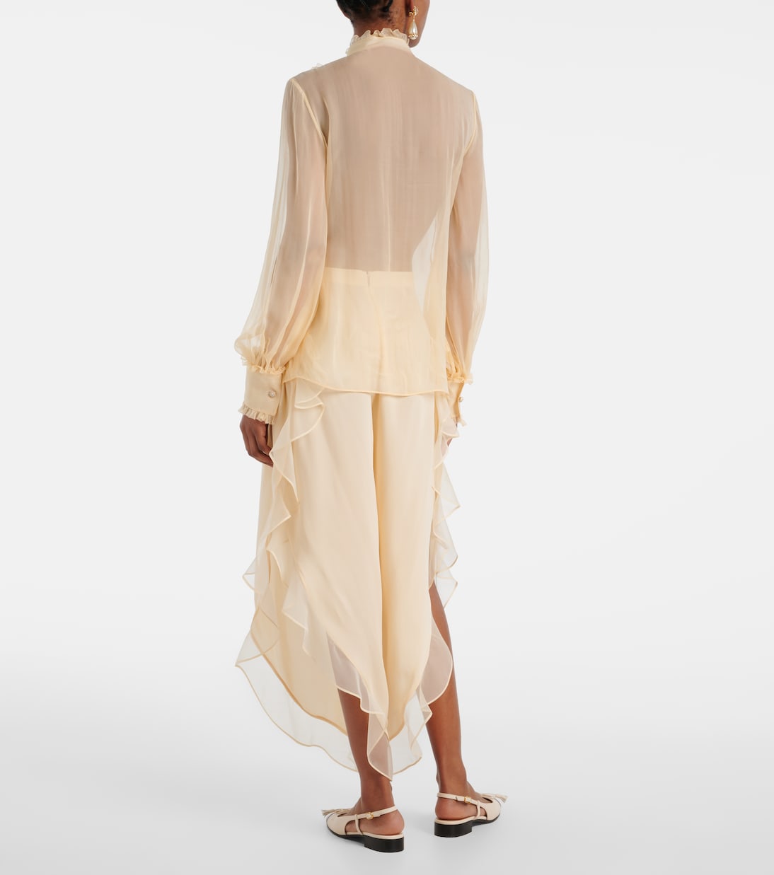 Blusa in chiffon di seta | Valentino
