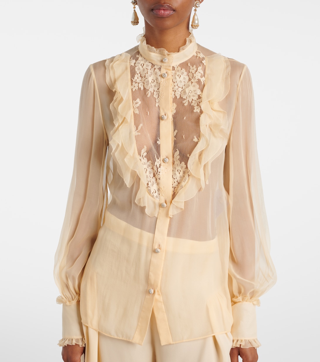 Blusa in chiffon di seta | Valentino