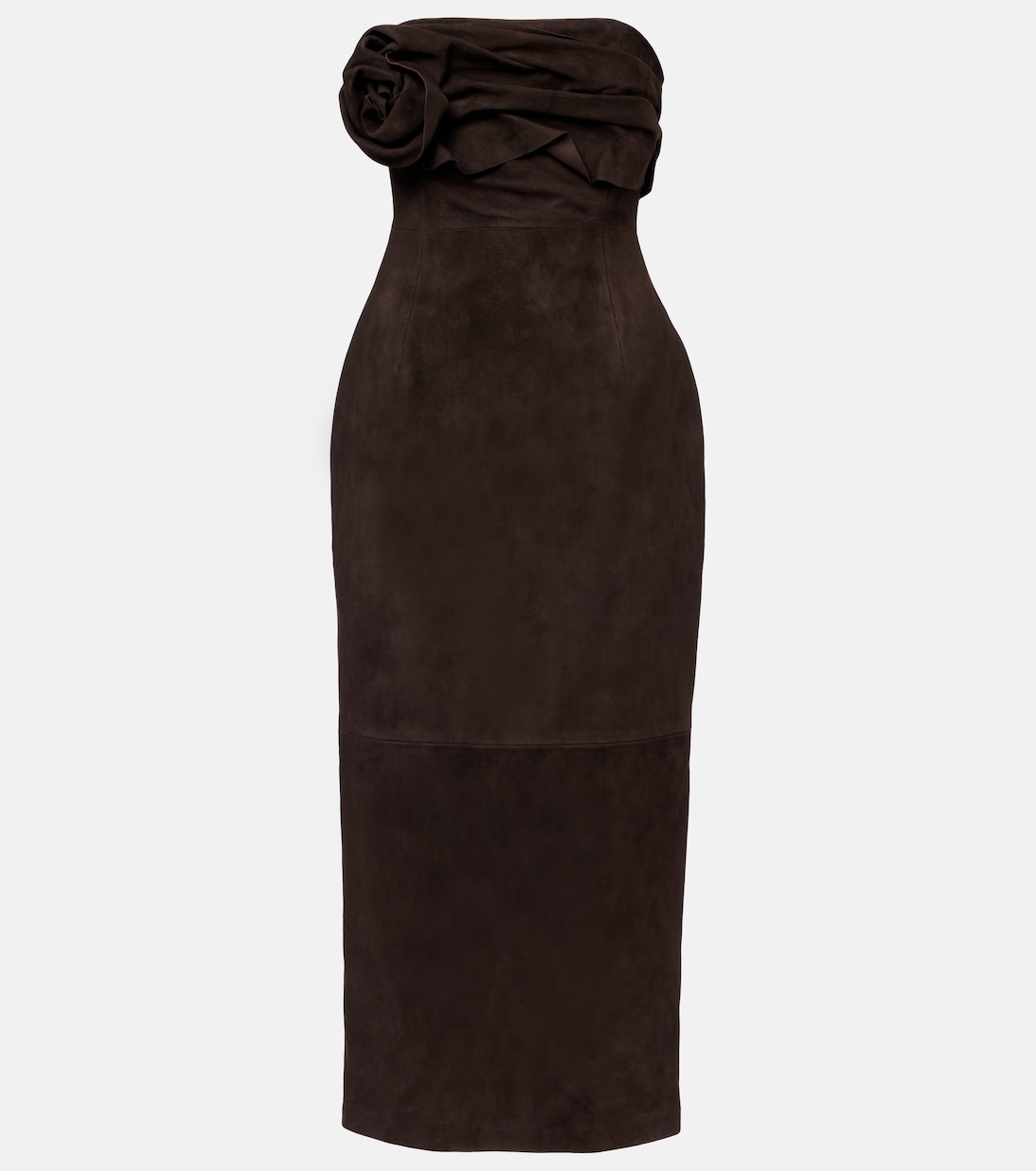 Robe midi en daim | Magda Butrym