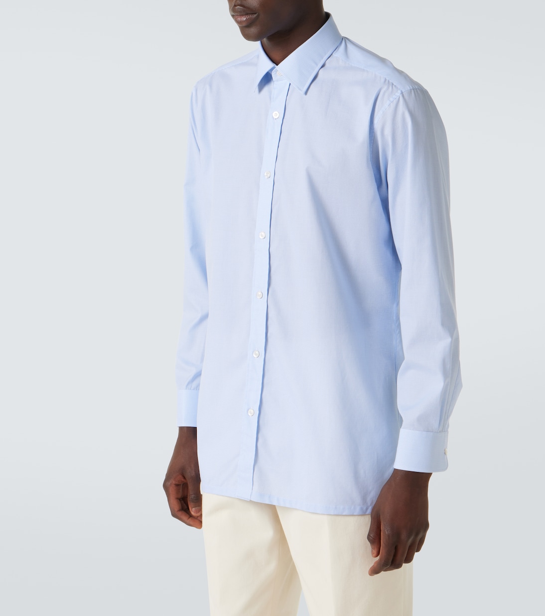 Camisa en popelín de algodón | Charvet