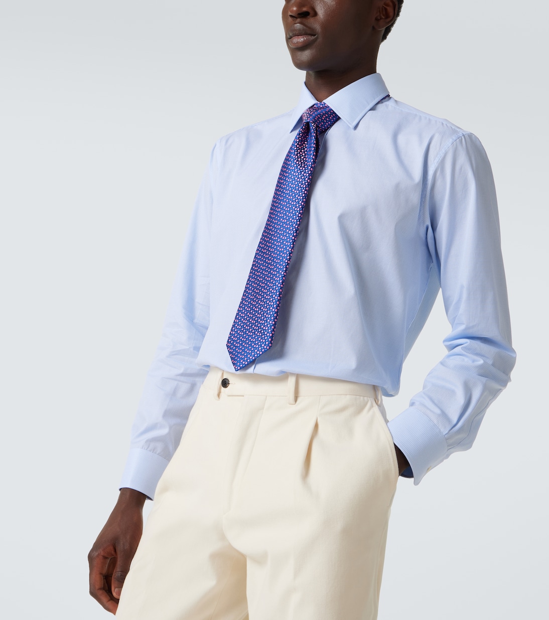Camisa en popelín de algodón | Charvet