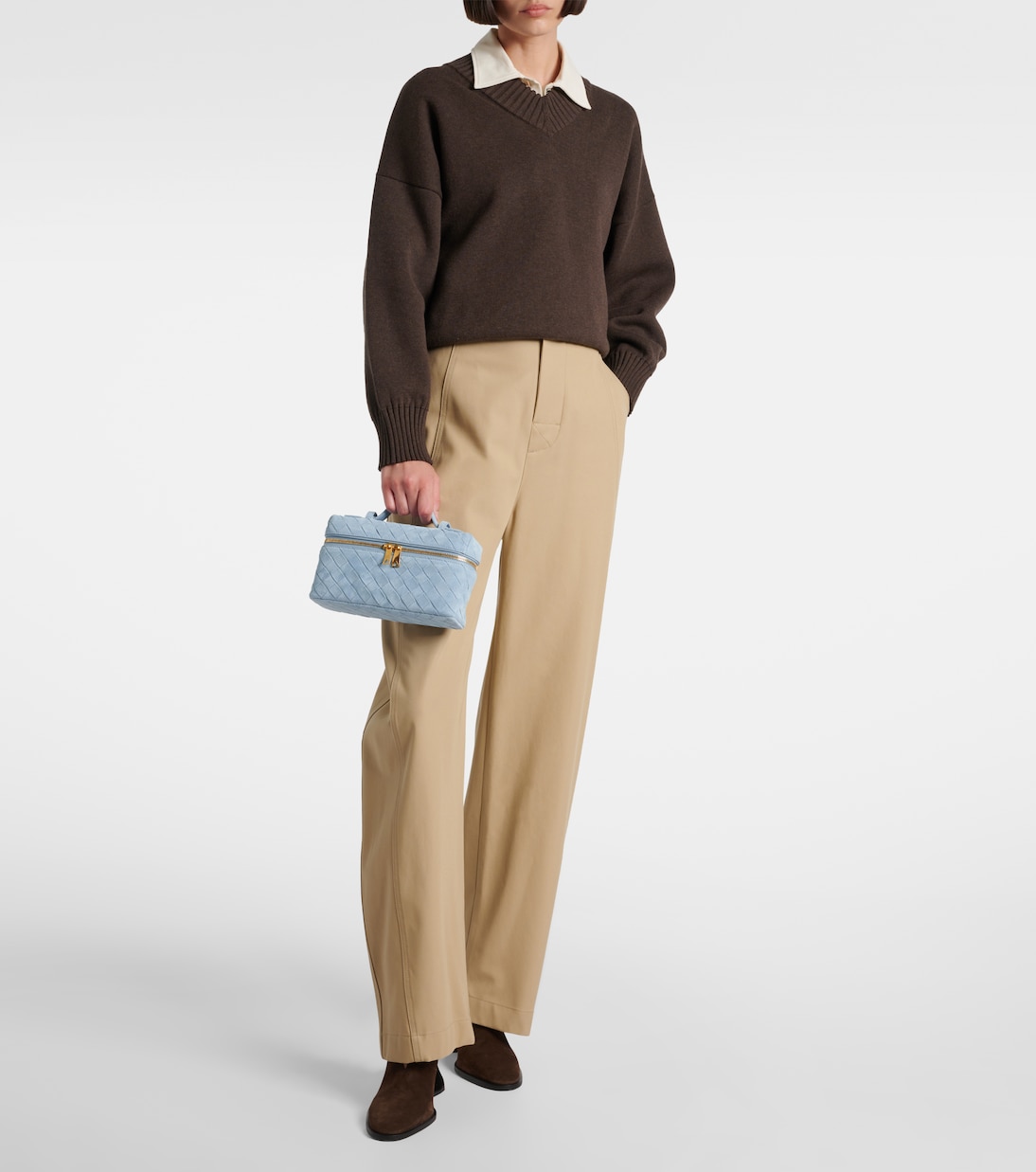 Schultertasche Bang Bang aus Veloursleder | Bottega Veneta