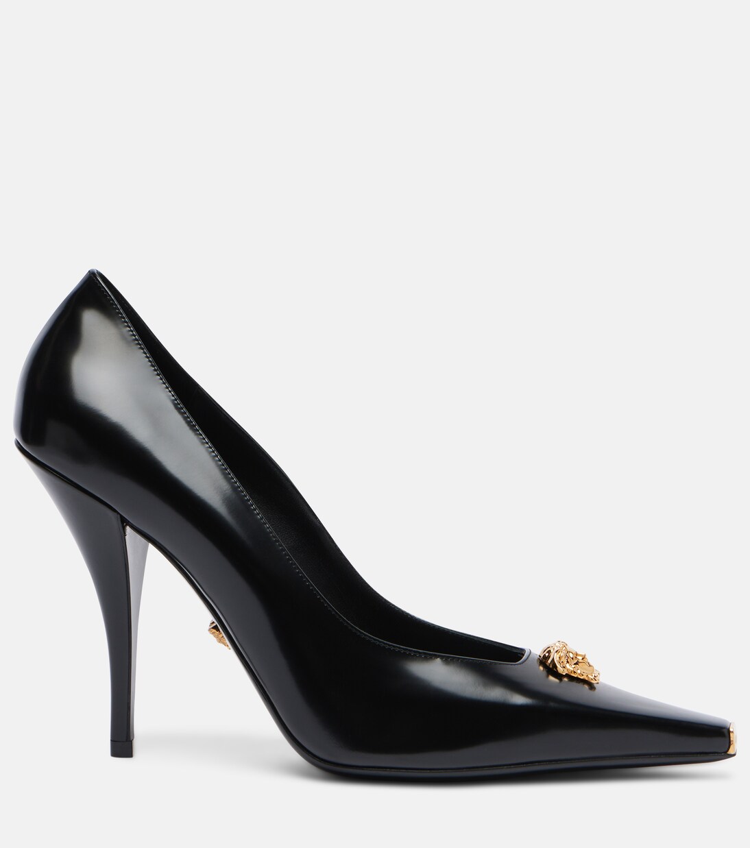 Pumps La Medusa 105 aus Leder | Versace