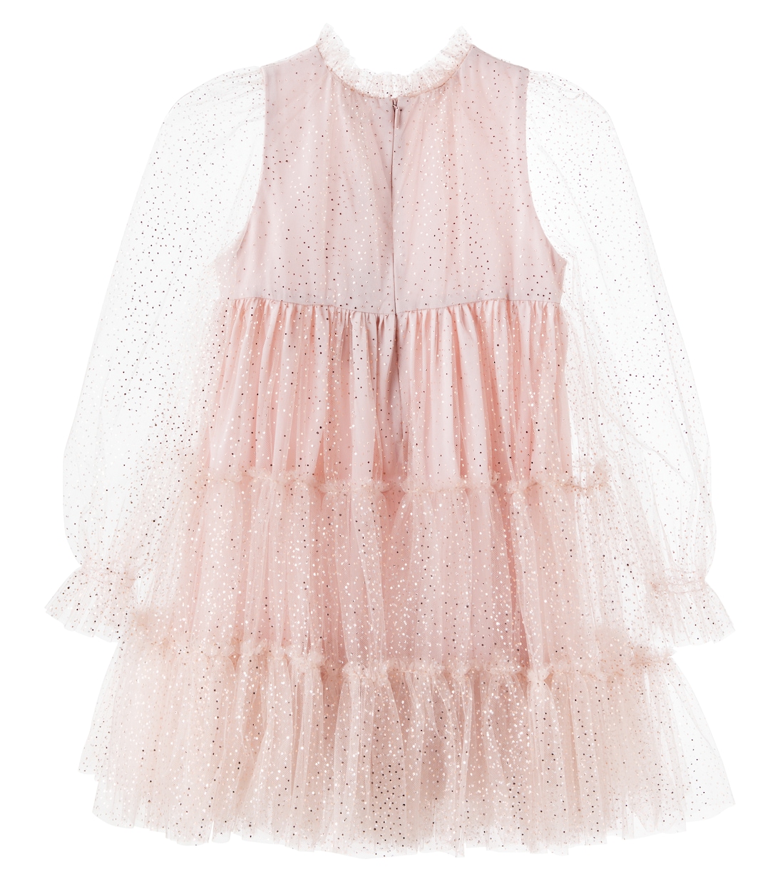 Embellished tiered tulle dress | Dolce&Gabbana Kids