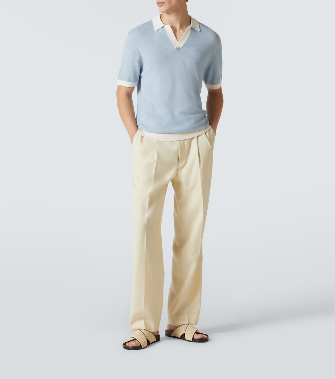 Polohemd Horton aus Wolle und Baumwolle | Orlebar Brown