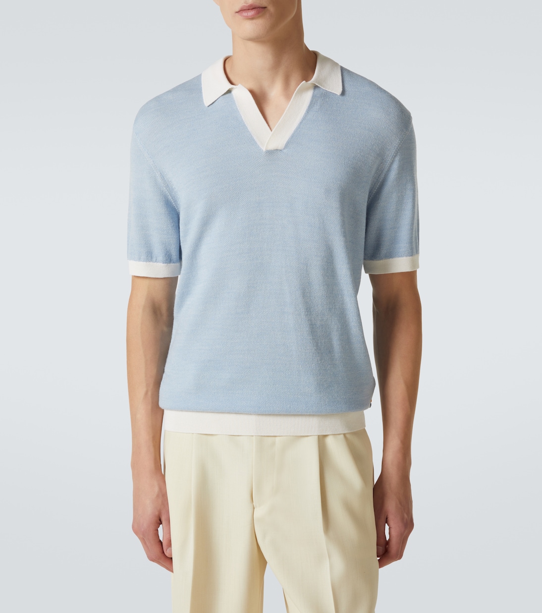 Polohemd Horton aus Wolle und Baumwolle | Orlebar Brown