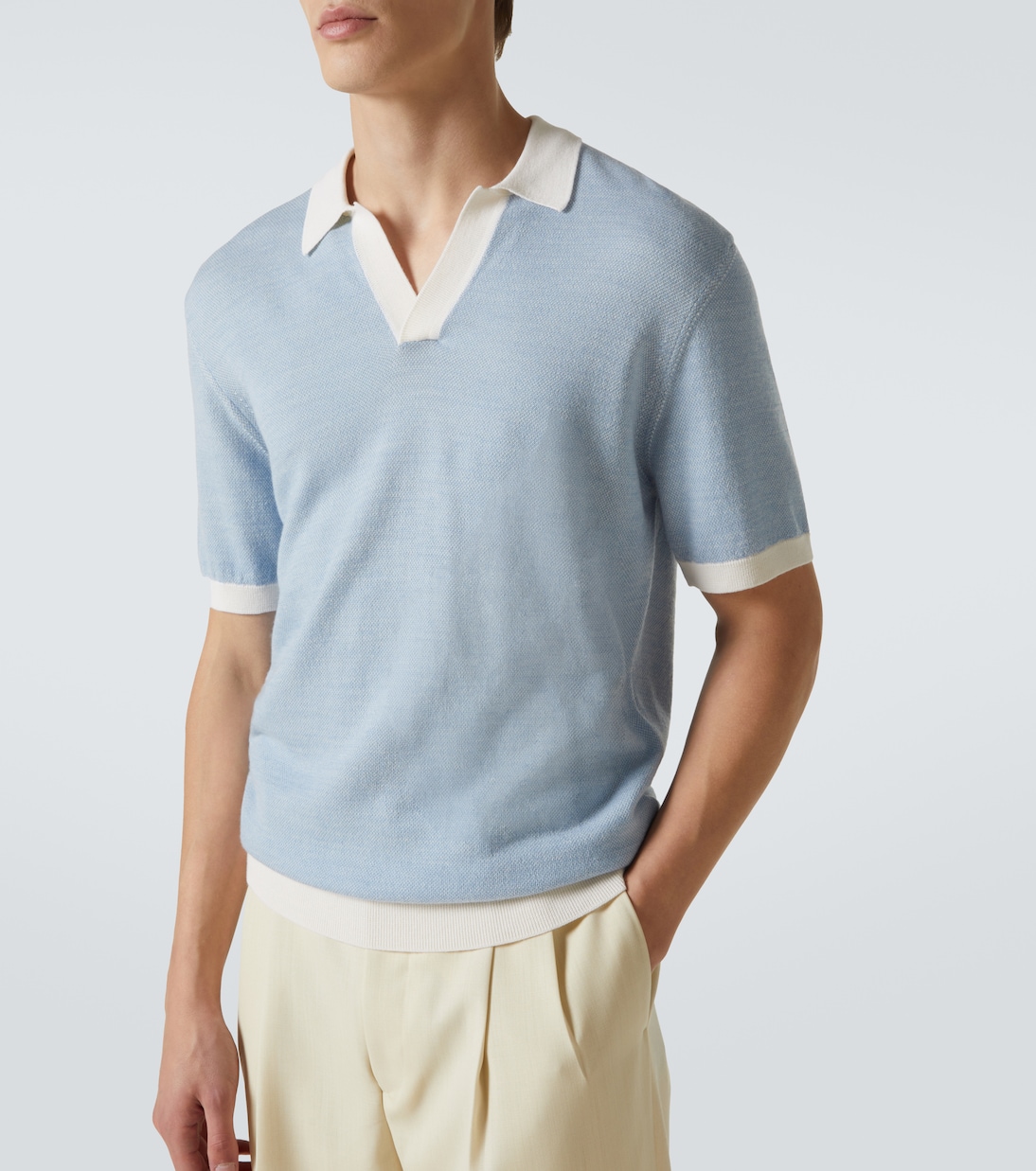 Polohemd Horton aus Wolle und Baumwolle | Orlebar Brown