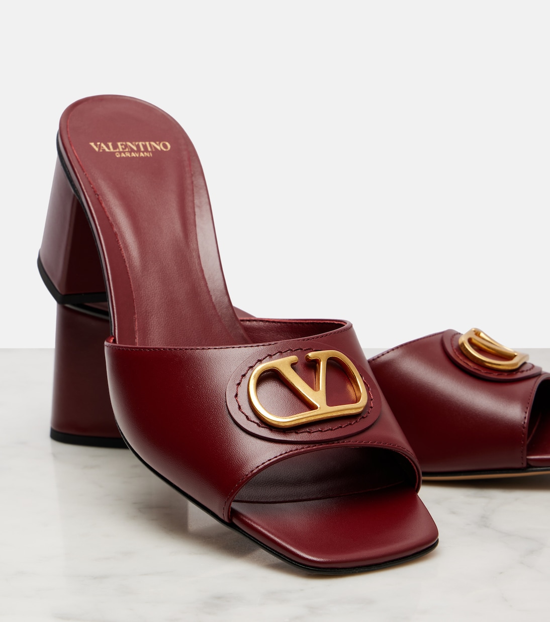 VLogo 60 leather mules | Valentino Garavani
