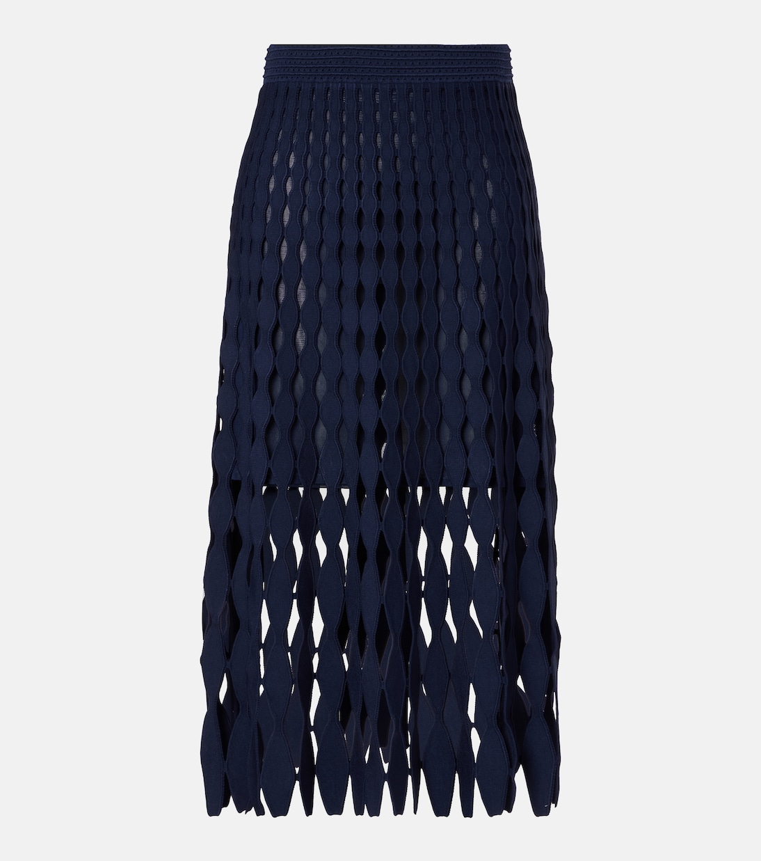 Wilma open-knit midi skirt | Simkhai