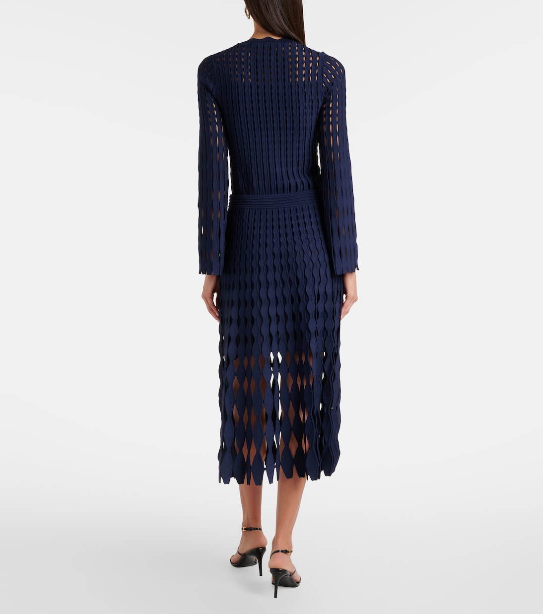 Wilma open-knit midi skirt | Simkhai