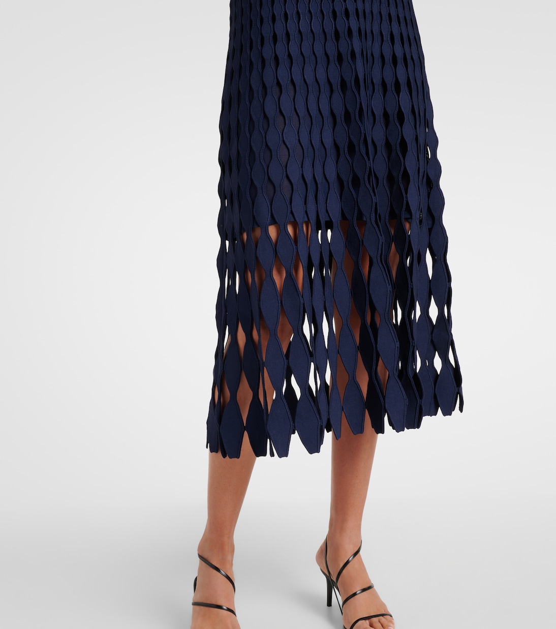 Wilma open-knit midi skirt | Simkhai