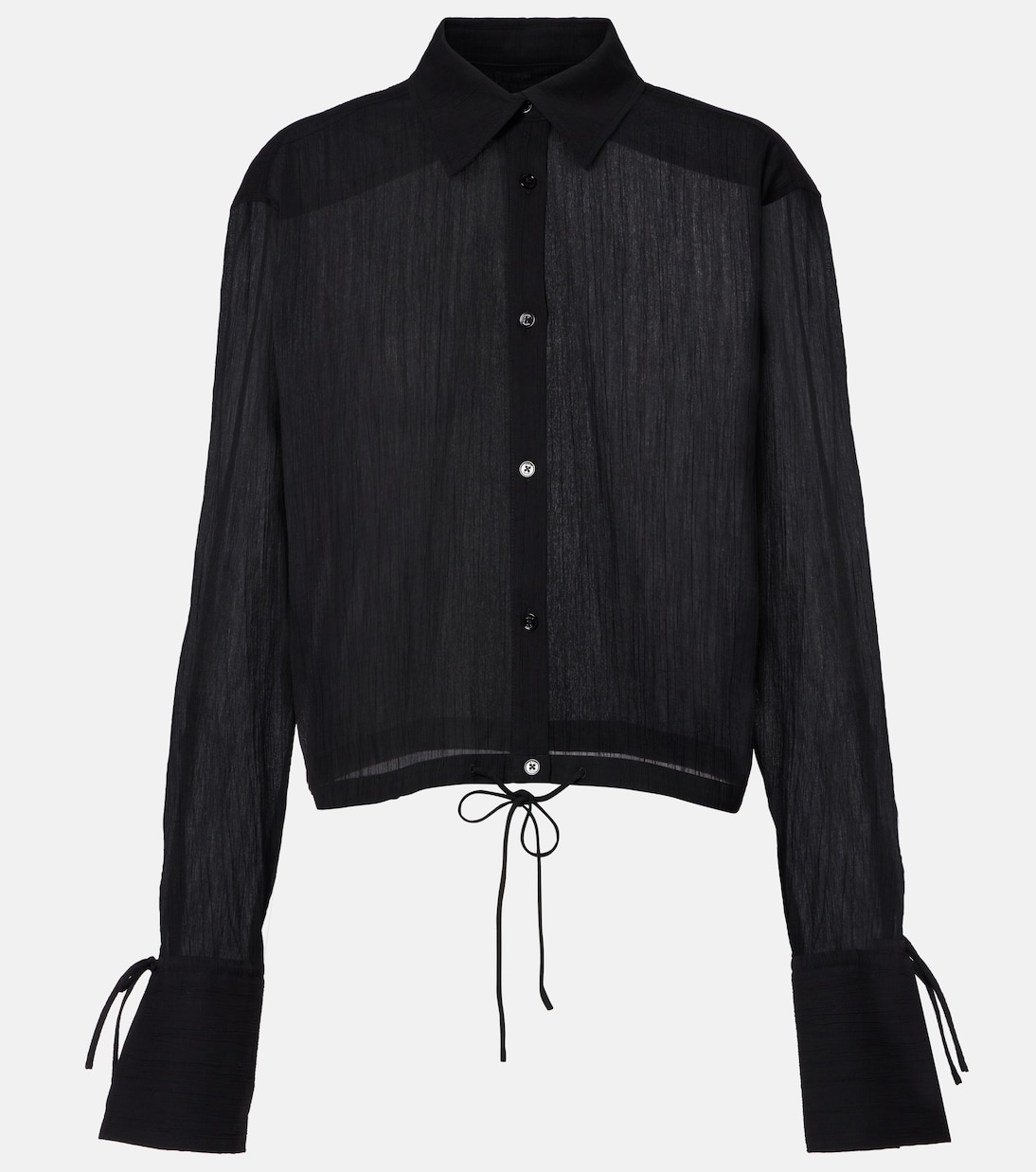 Camicia cropped in cotone | Toteme