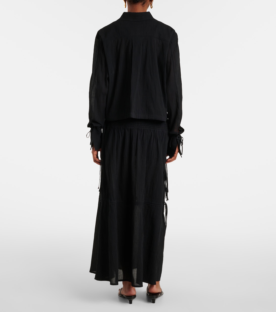 Camicia cropped in cotone | Toteme