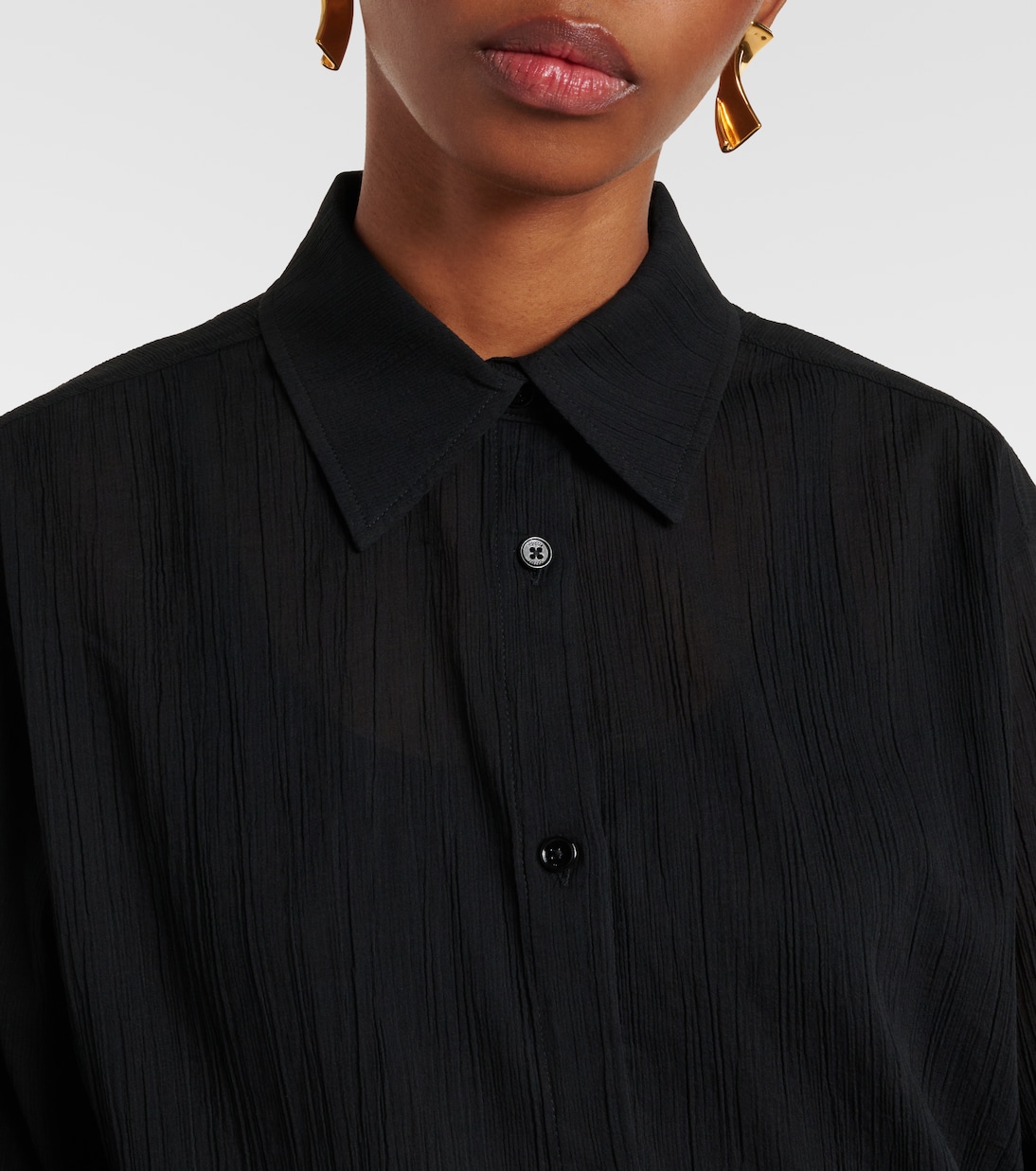 Camicia cropped in cotone | Toteme