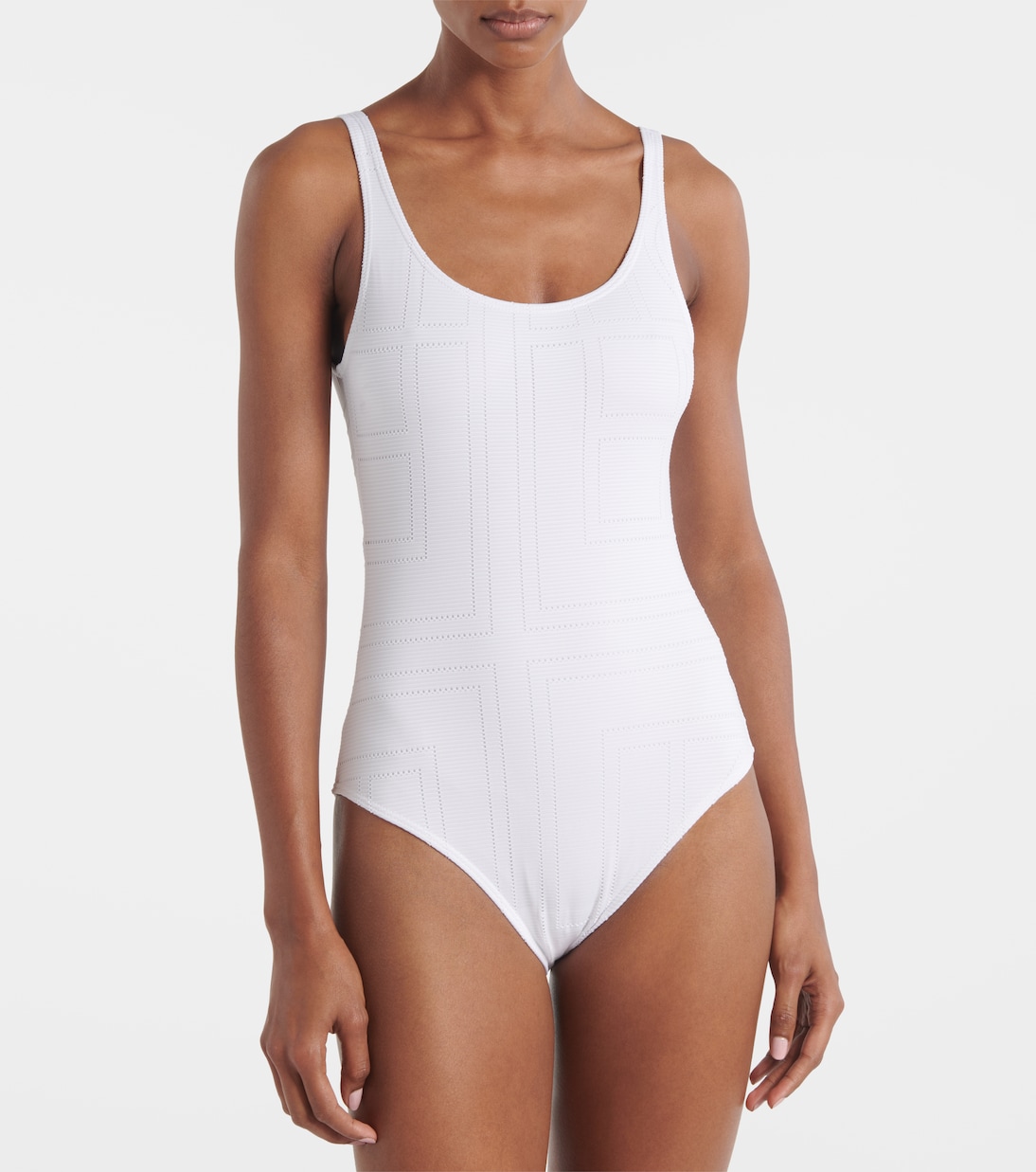 Monogram jersey swimsuit | Toteme