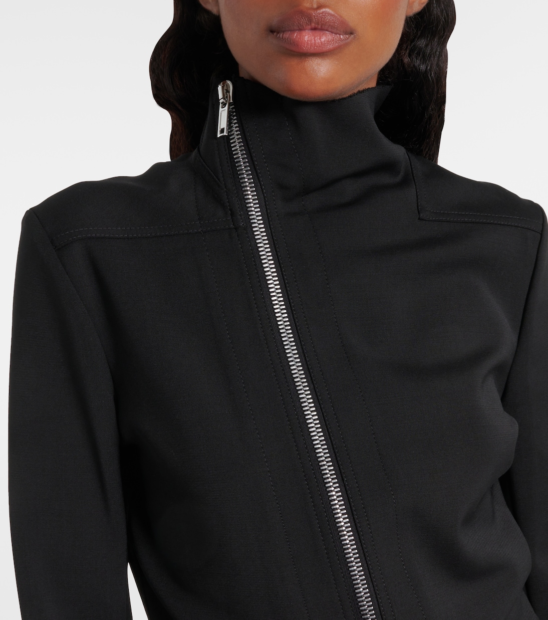 Gary cropped wool-blend jacket | Rick Owens