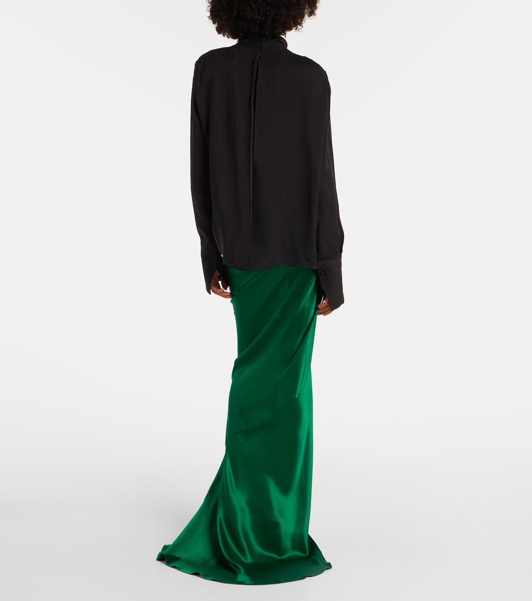 Bluse aus Seidensatin | Tom Ford