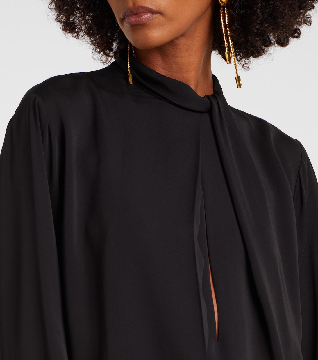Bluse aus Seidensatin | Tom Ford