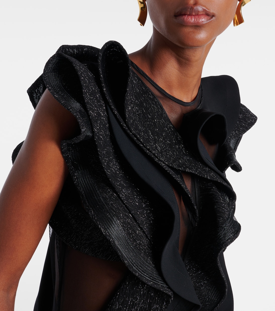 Ellipsoid Wave ruffled gown | Maticevski