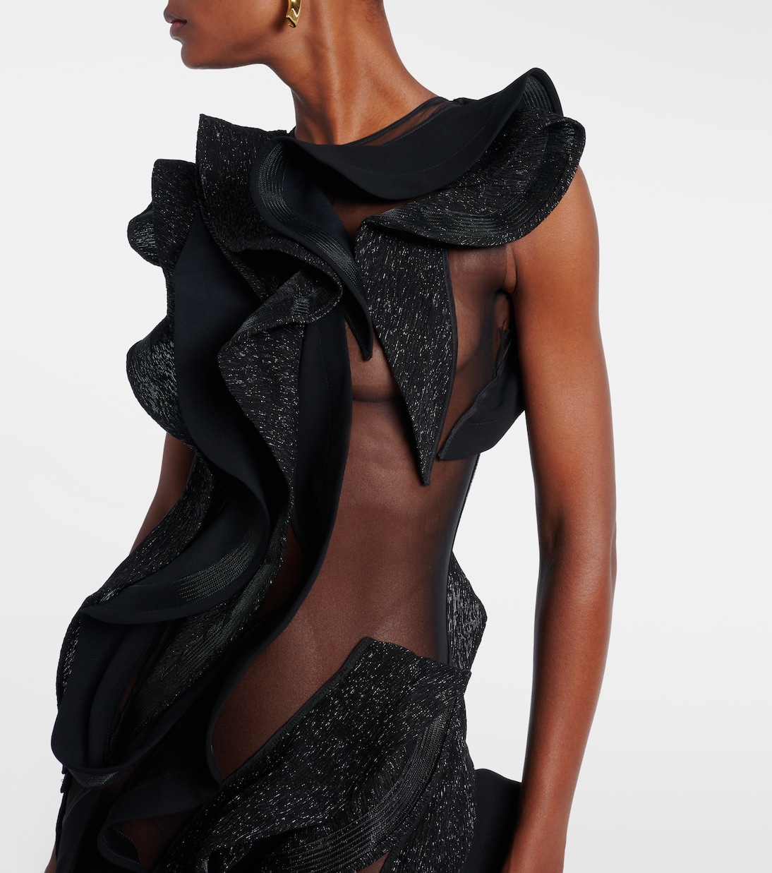 Ellipsoid Wave ruffled gown | Maticevski