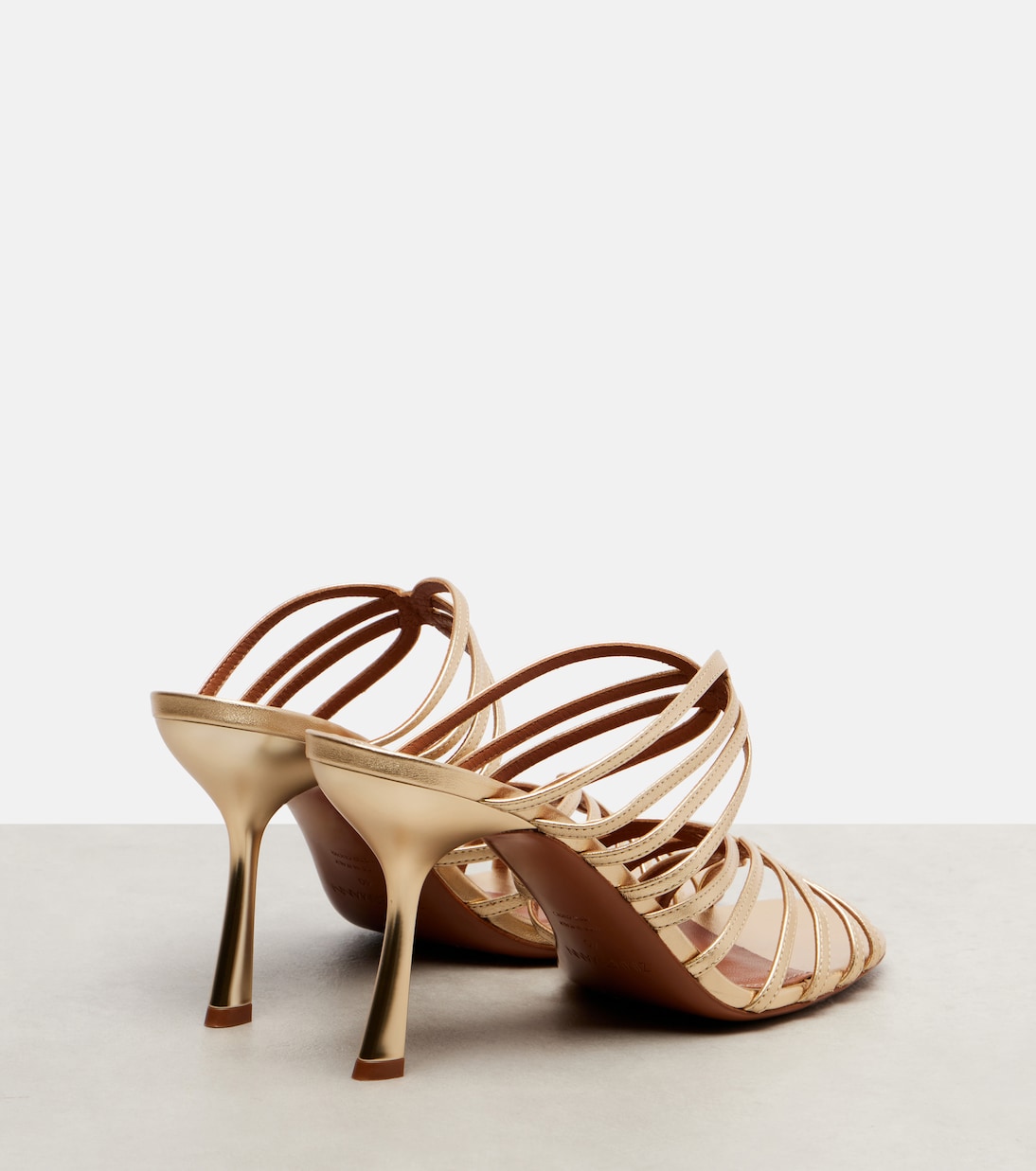 Aura 85 leather mules | Zimmermann