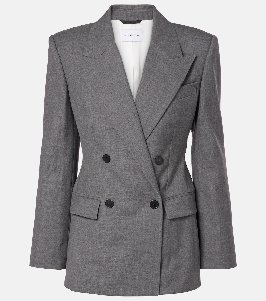 Double-breasted wool tuxedo jacket | Givenchy