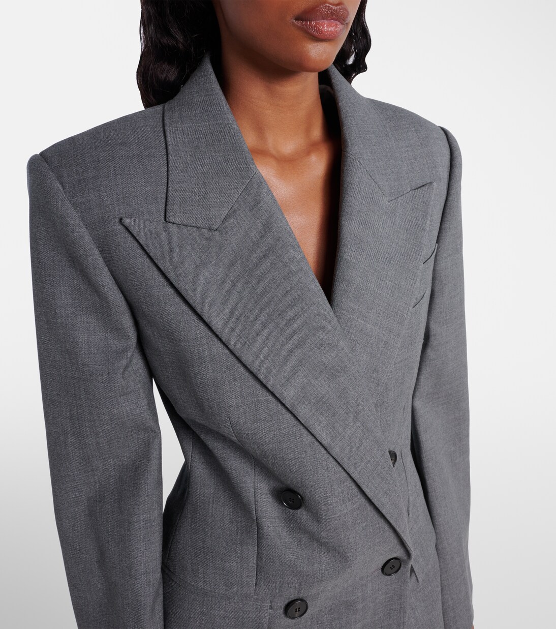 Double-breasted wool tuxedo jacket | Givenchy