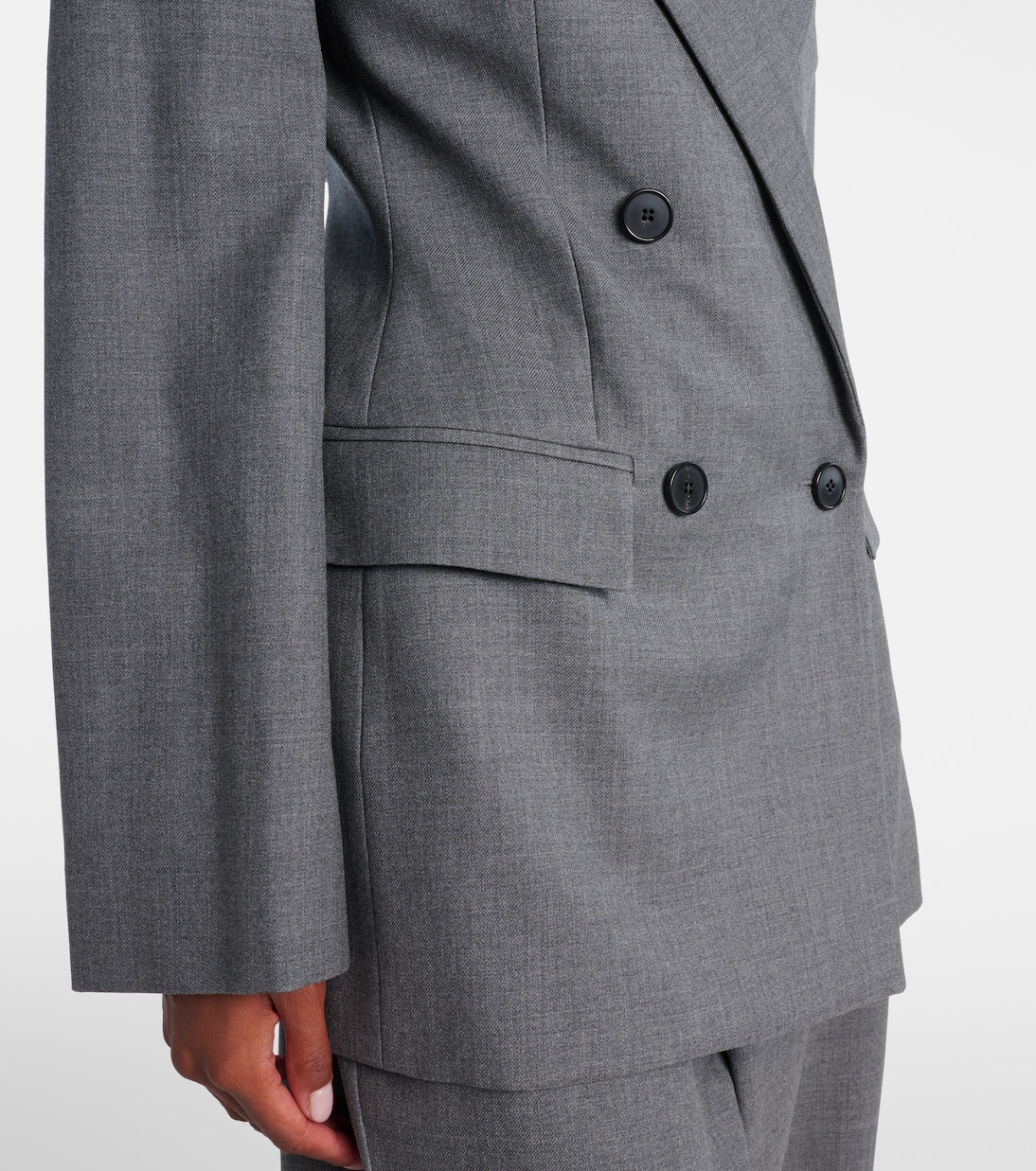 Double-breasted wool tuxedo jacket | Givenchy